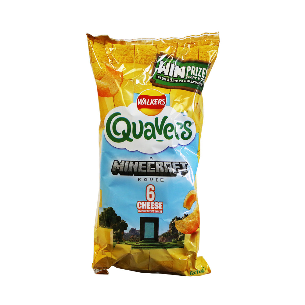 walkers Quavers 6 Pack 96G