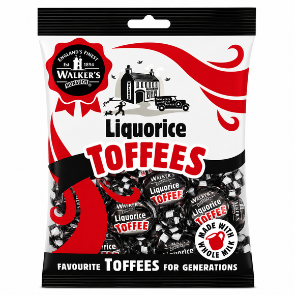 Walkers Nonsuch Liquorice Toffee 150G