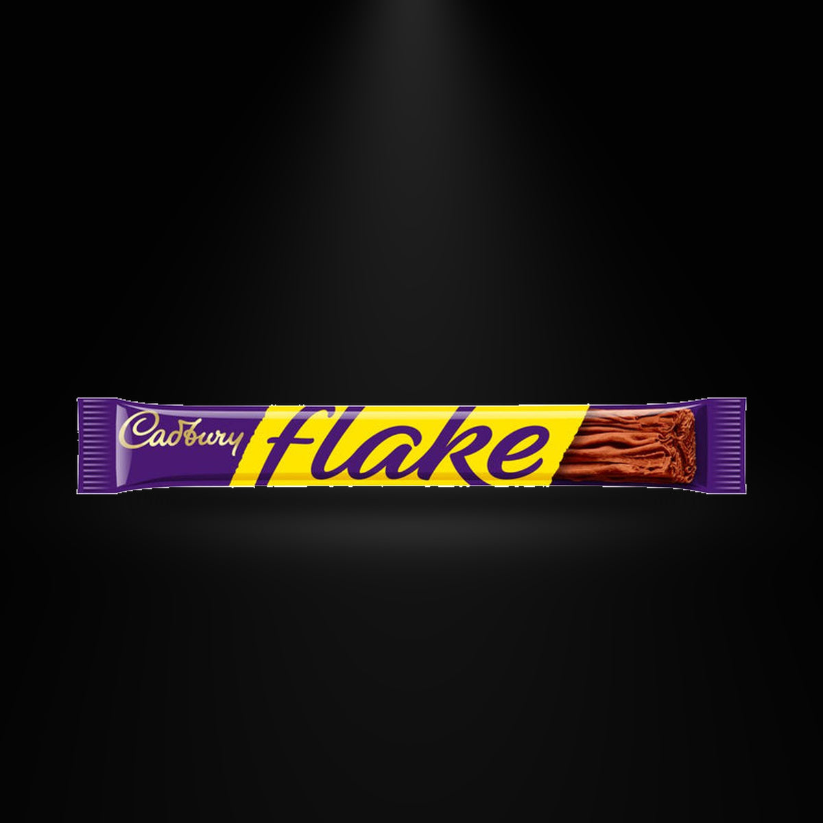 CA Flake 32g on a black background with an overhead spotlight