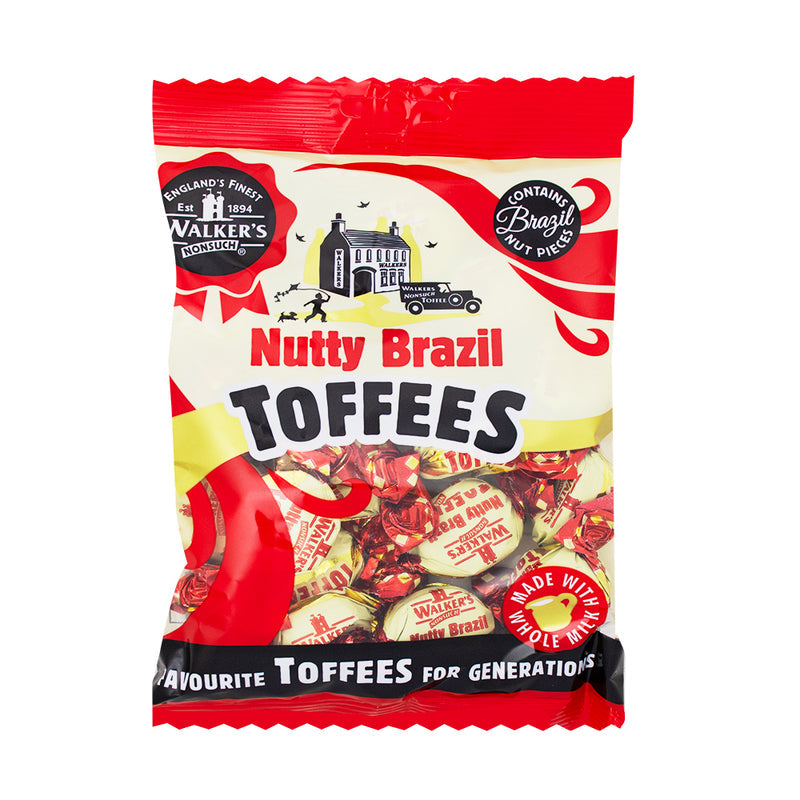 Walker's Nonsuch Nutty Brazil Toffees 150g