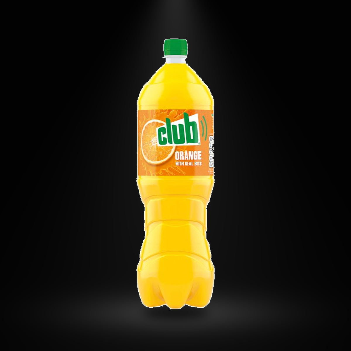 Club Org 1.75 L on a black background with an overhead spotlight