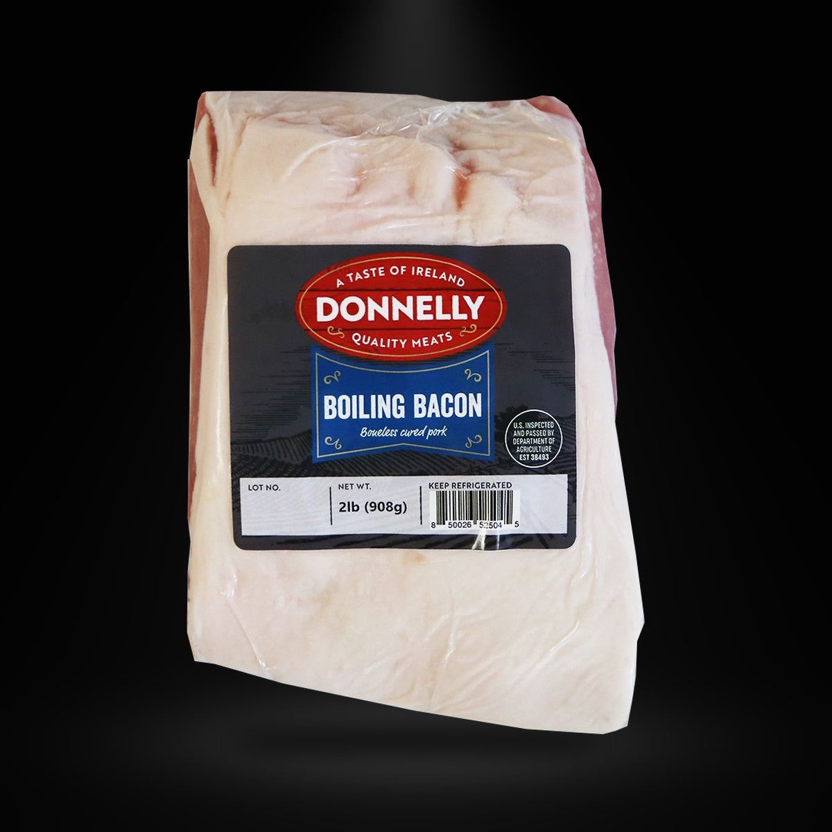 Donelly Boiling Beacon 908G on a black background with an overhead spotlight