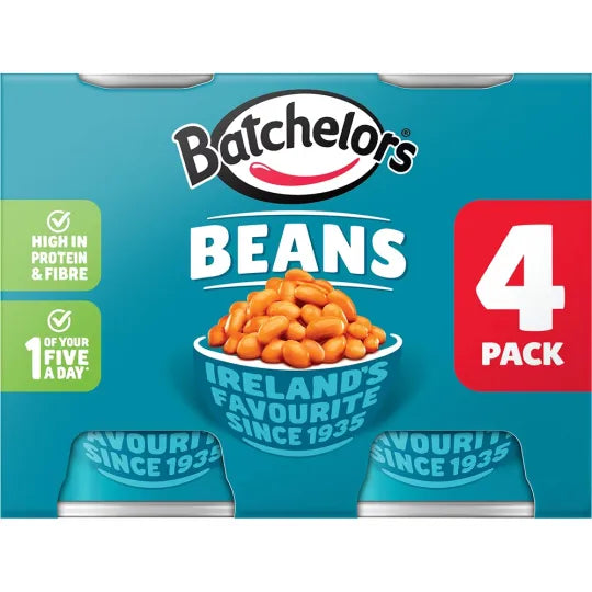 Batchelors Baked Beans 4 Pack — supplier product photo