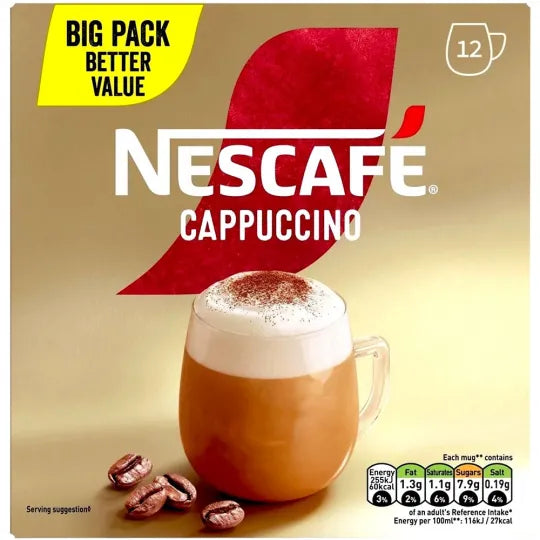 Nescafé Cappuccino Sachets — supplier product photo