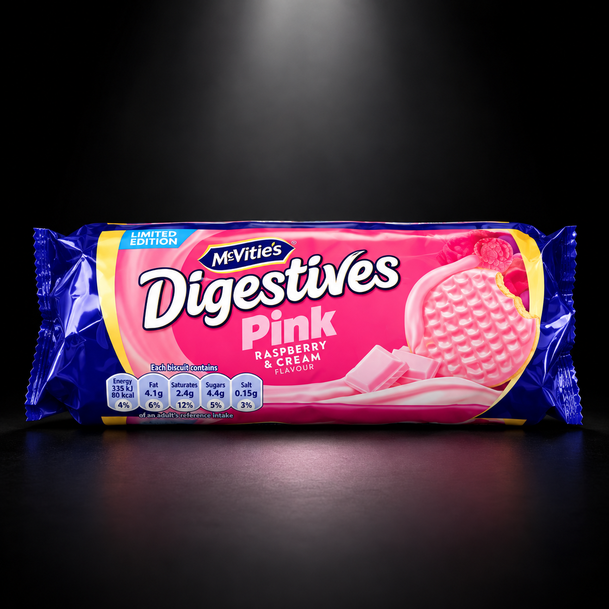 McVitie's Pink Raspberry & Cream Digestive 232g